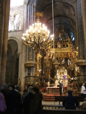 コンポステラ大聖堂祭壇