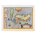 1595:Ortelius/Teixera Map of Japan