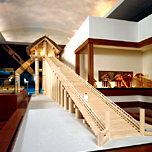 Model of the main building of the Izumo Grand Shrine made to a scale of 1/10
