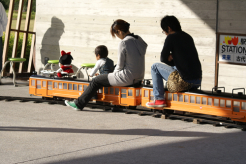 ミニ電車に乗ってみました