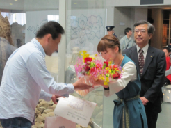 花束贈呈