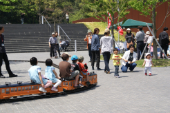 ミニ電車乗車体験
