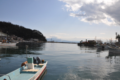美保湾から見た大山
