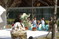 神楽保存会神楽方の皆さん