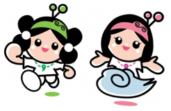 公式マスコットキャラクター　雲太くん・出雲ちゃん