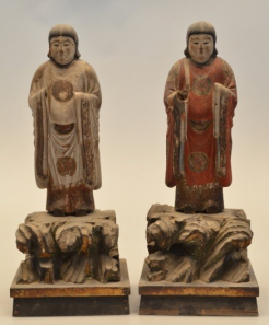 松林寺　二童子立像